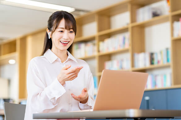 日本人講師だから初心者でも安心