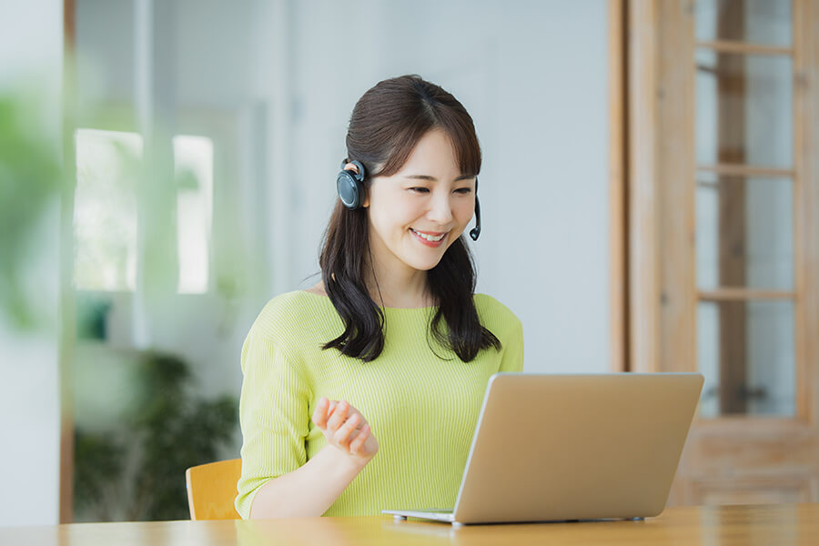 日本人講師で安心して話せる