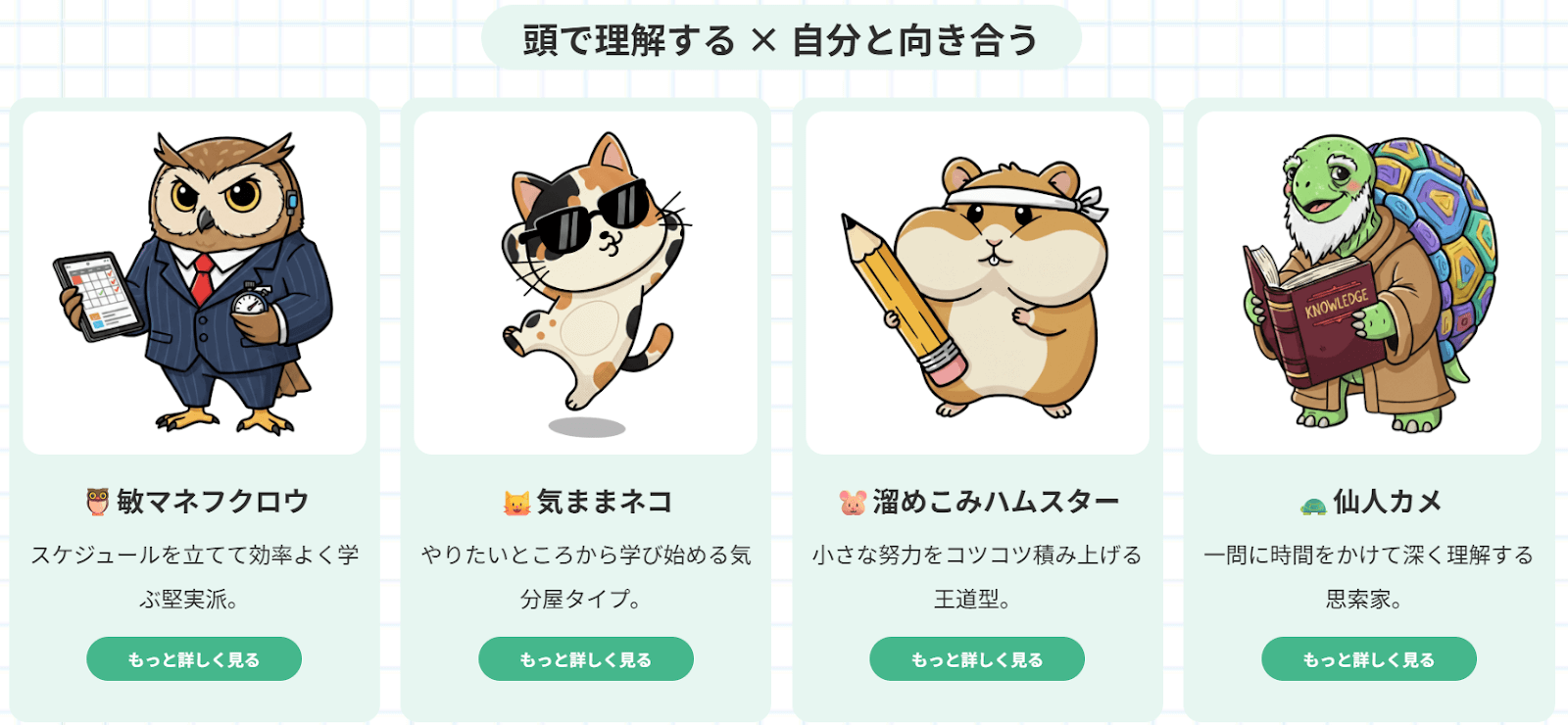 学習タイプ一覧