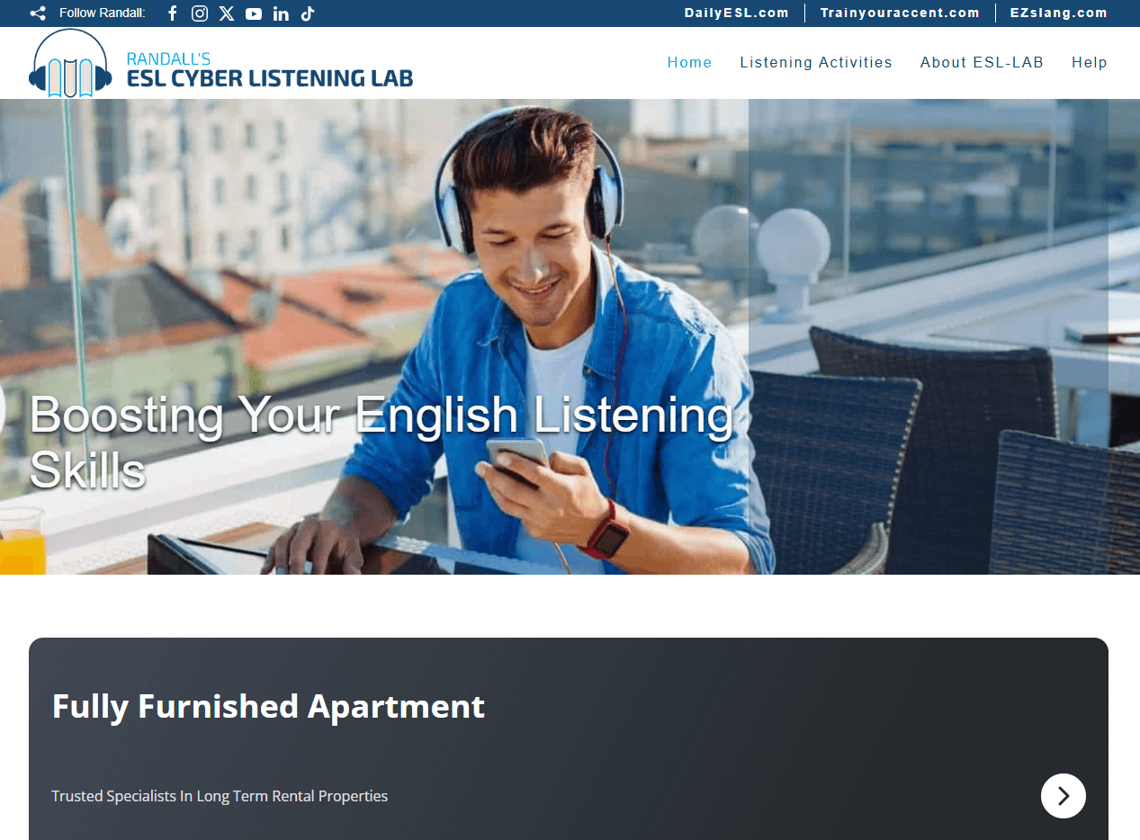 Randall's ESL - Cyber Listening Lab